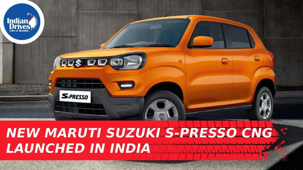 New Maruti Suzuki S-Presso CNG Launched In India Indian Drives