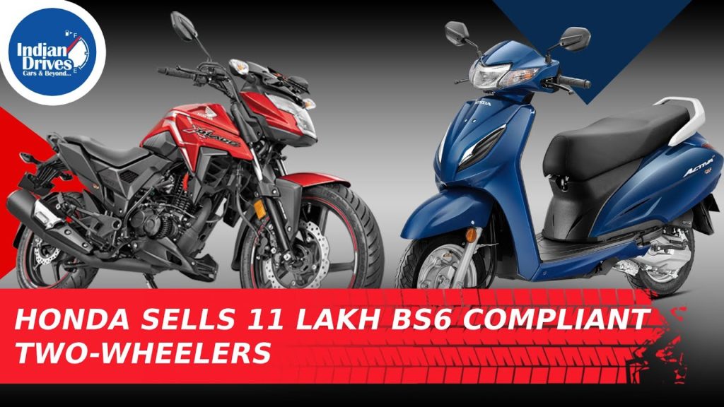 Honda Sells 11 Lakh BS6 Compliant Two-Wheelers In India Indian Drives