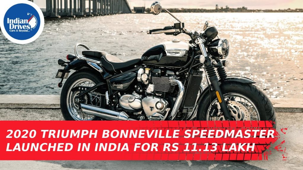 2020 Triumph Bonneville Speedmaster Launched In India For Rs 11.13 Lakh