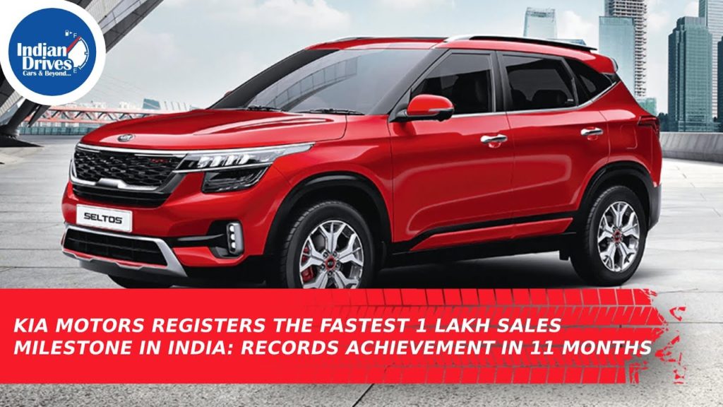 Kia Motors Registers The Fastest 1 Lakh Sales Milestone In India: Records Achievement In 11 Months