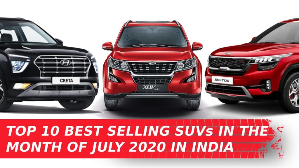 Top 10 Best Selling SUV’s In The Month Of July 2020 In India