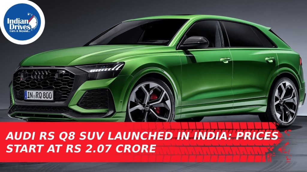 Audi RS Q8 SUV Launched In India: Prices Start At Rs 2.07 Crore