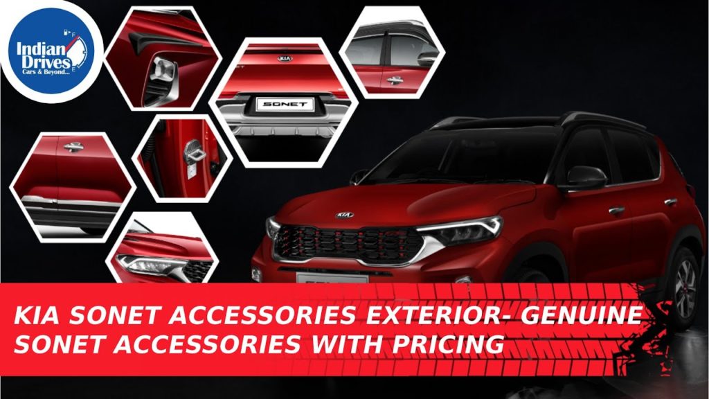 Kia Sonet Accessories (Exteriors) – Genuine Accessories With Pricing – Make Your Kia Sonet Unique