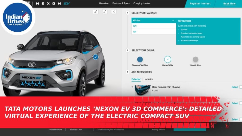 Tata Motors Launches ‘NEXON EV 3D Commerce’: Detailed Virtual Experience Of The Electric Compact SUV