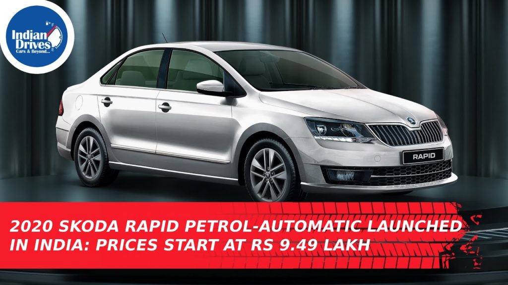 2020 Skoda Rapid Petrol-Automatic Launched In India: Prices Start At Rs 9.49 Lakh