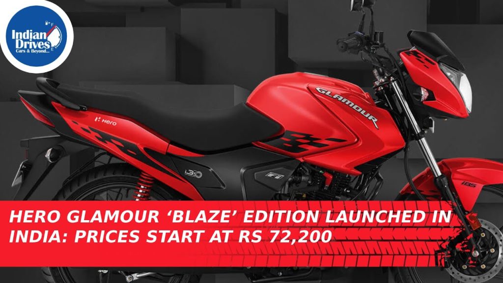 Hero Glamour ‘Blaze’ Edition Launched In India: Prices Start At Rs 72,200
