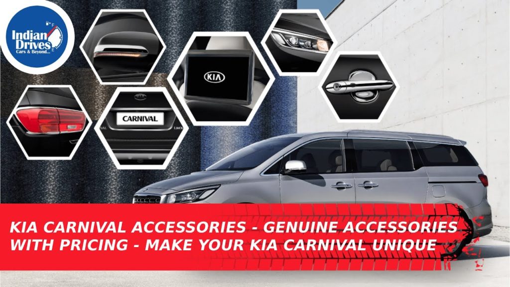 Kia Carnival Accessories – Genuine Accessories With Pricing – Make Your Kia Carnival Unique