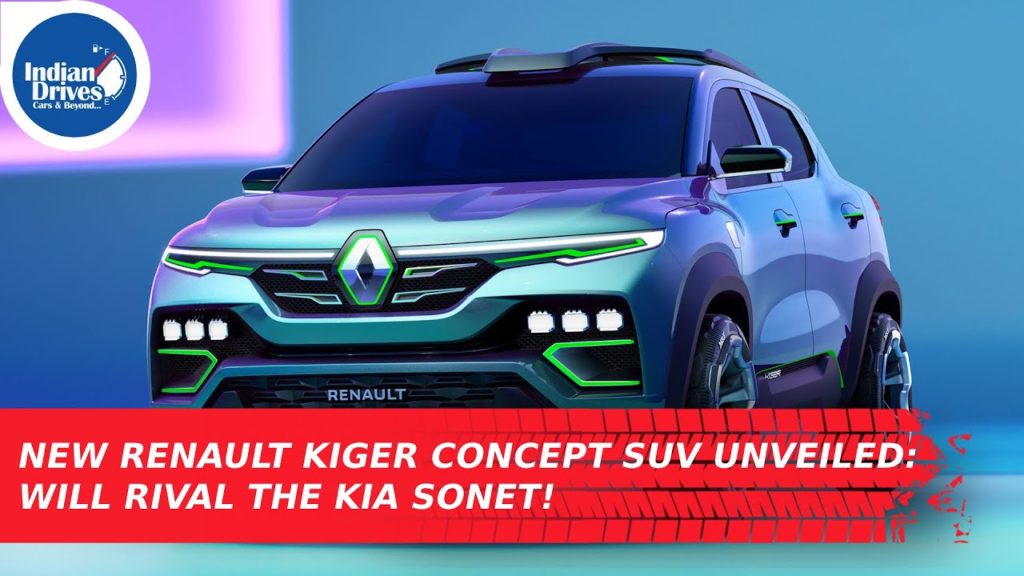 New Renault Kiger Concept SUV Unveiled: Kia Sonet & Nissan Magnite Competitor