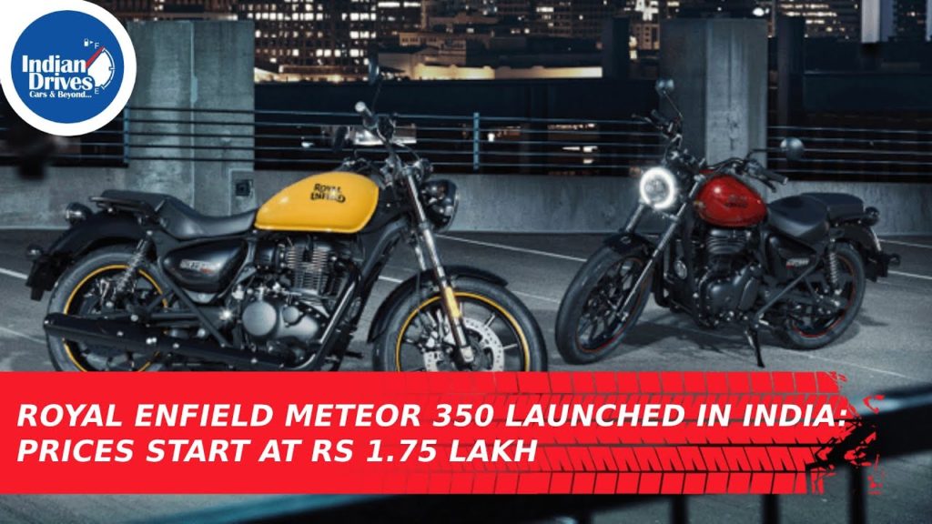 Royal Enfield Meteor 350 Launched In India: Prices Start At Rs 1.75 Lakh
