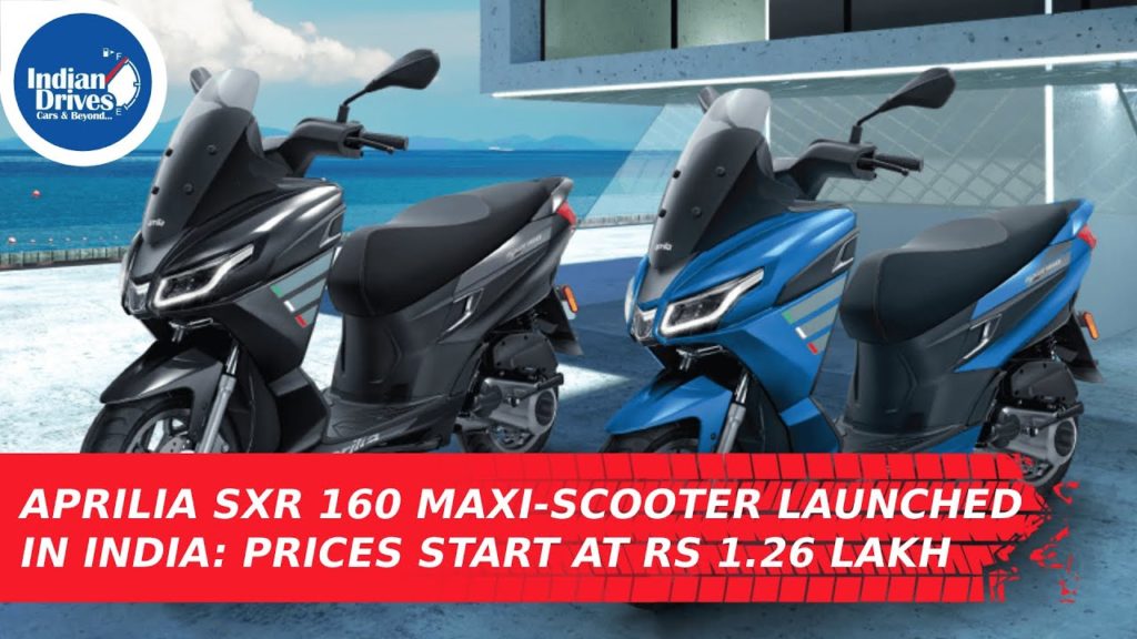 Aprilia SXR 160 Maxi-Scooter Launched In India: Prices Start At Rs 1.26 Lakh