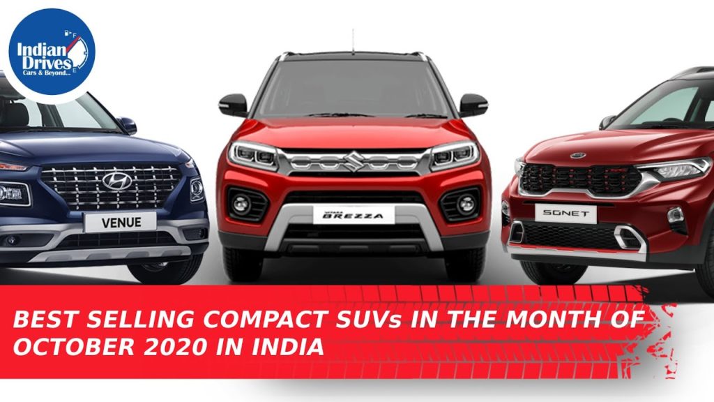Best Selling Compact SUVs In The Month Of October 2020 In India