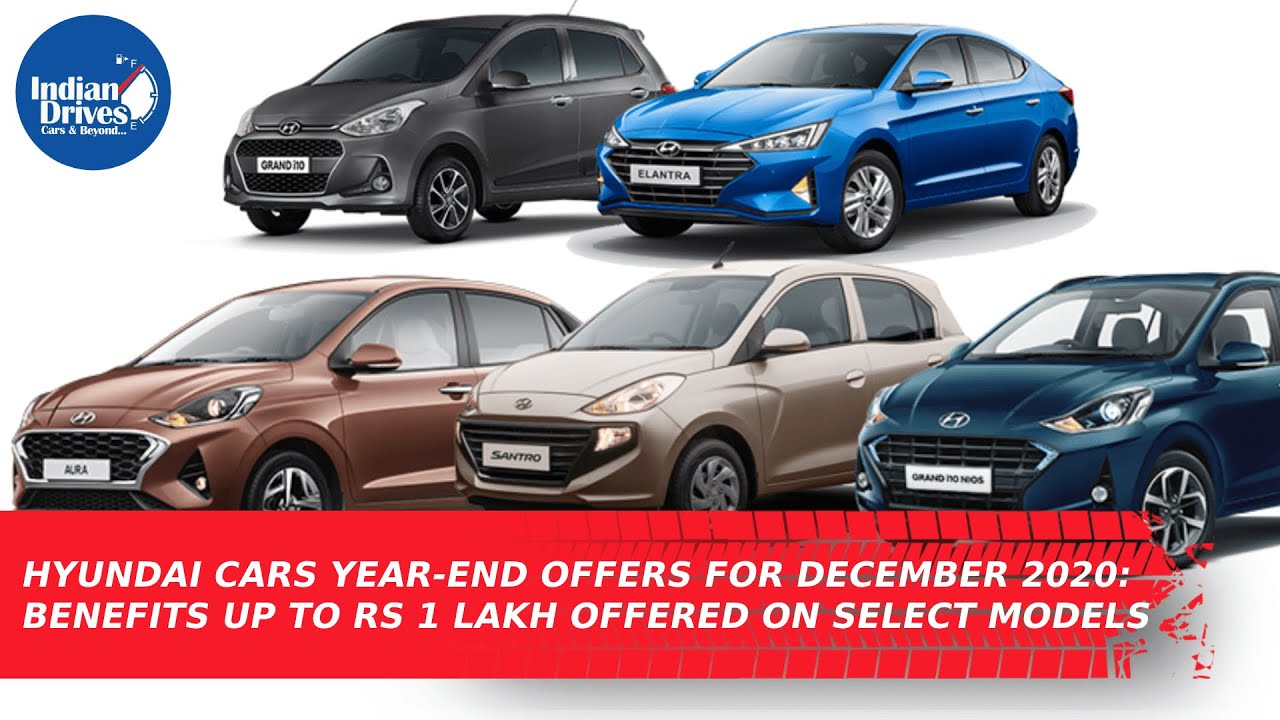 Hyundai Cars Year-End Offers For December 2020