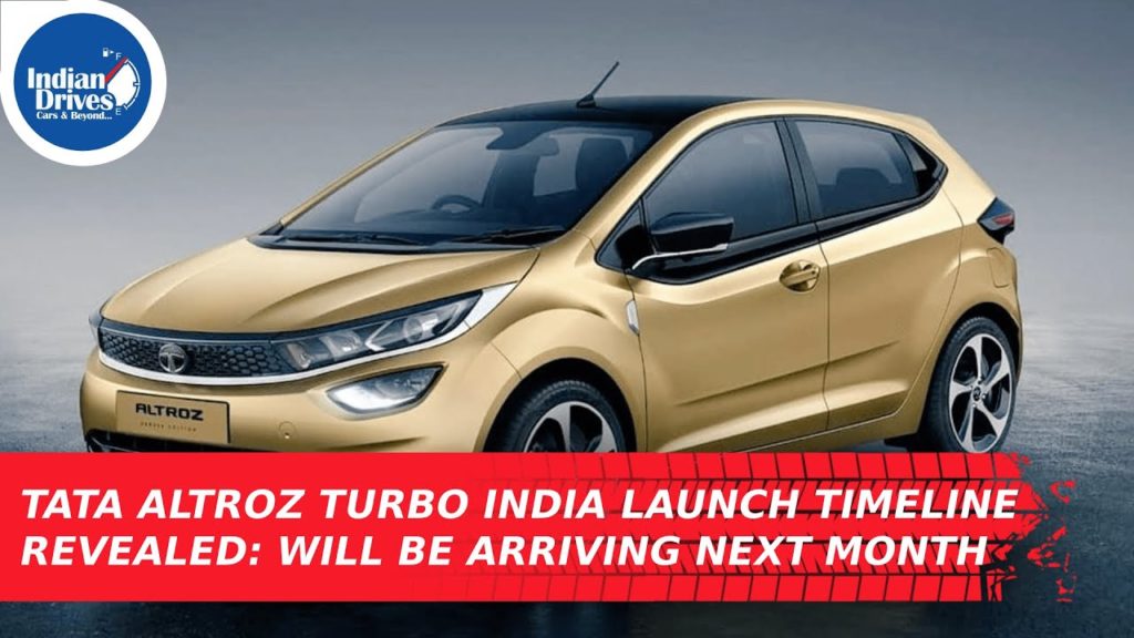 Tata Altroz Turbo India Launch Timeline Revealed: Will Be Arriving Next Month On January 13, 2021