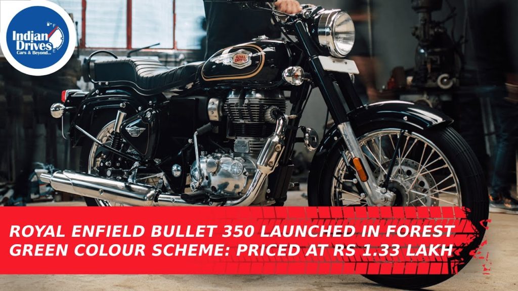 Royal Enfield Bullet 350 Launched In Forest Green Colour Scheme: Priced At Rs 1.33 Lakh