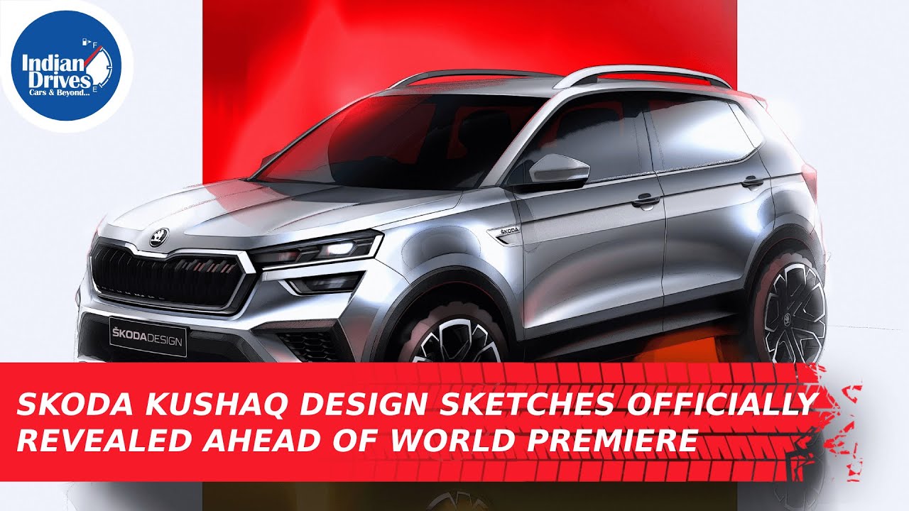 Skoda Kushaq Design Sketches Officially Revealed Ahead Of World Premiere On March 18, 2021