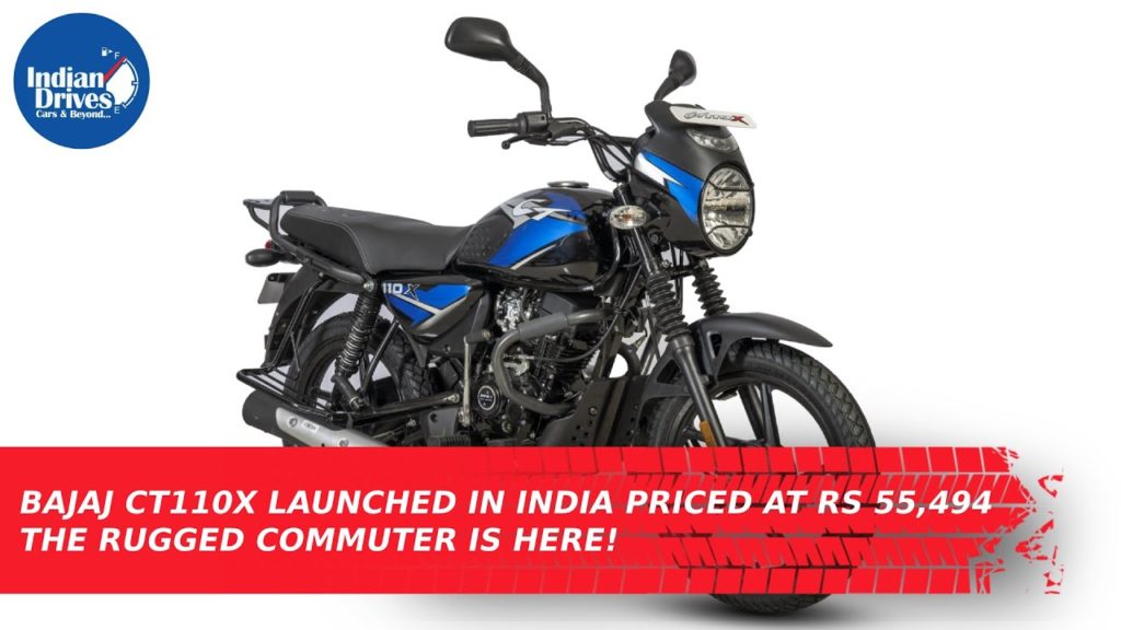 Bajaj CT110X Launched In India Priced At Rs 55,494: The Rugged Commuter Is Here!