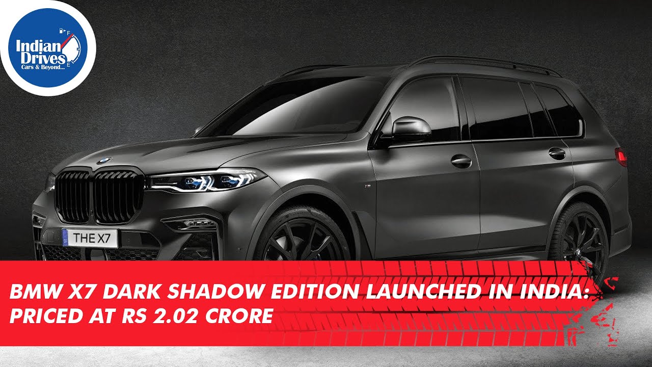 BMW X7 Dark Shadow Edition Launched In India: Priced At Rs 2.02 Crore