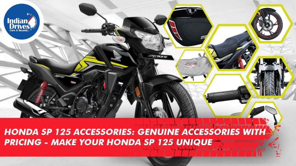 Honda SP 125 Genuine Accessories With Pricing – Make Your Honda SP 125 Unique
