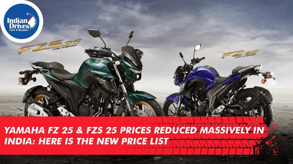 Yamaha FZ 25 & FZS 25 Prices Reduced Massively In India: Here Is The New Price List
