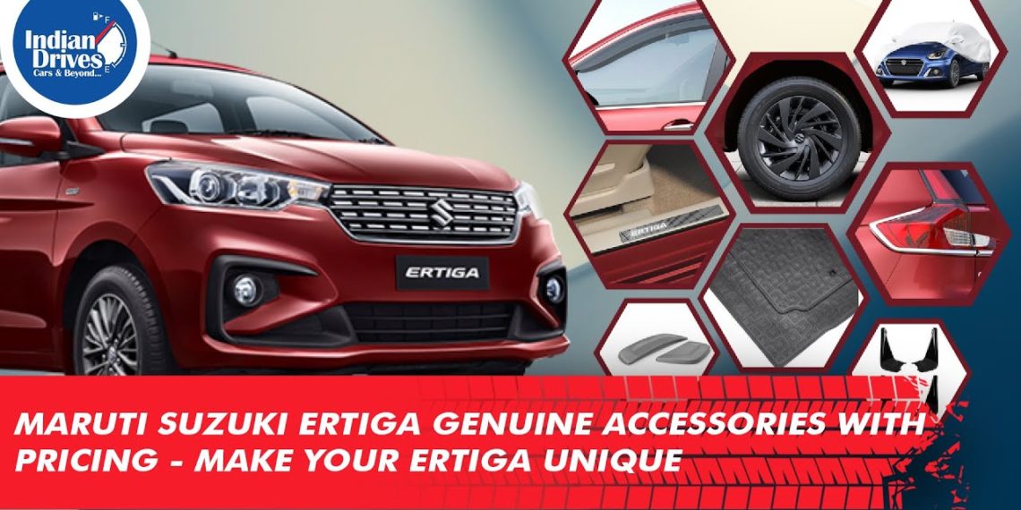 Maruti Suzuki Ertiga Genuine Accessories With Pricing