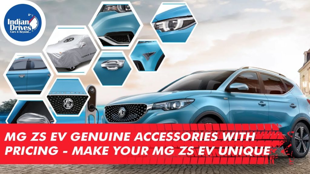 MG ZS EV Genuine Accessories With Pricing – Make Your MG ZS EV Unique