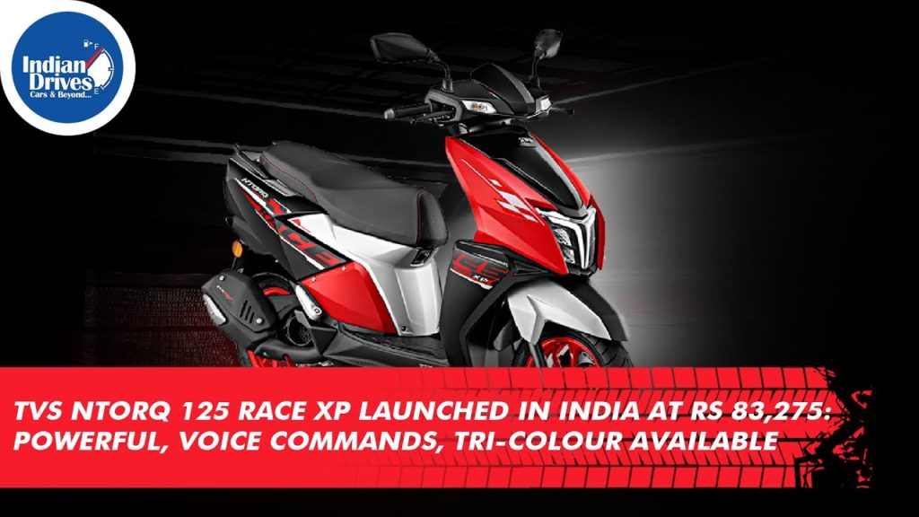 TVS Ntorq 125 Race XP Launched In India At Rs 83,275: Powerful, Voice Commands, Tri-Colour Available