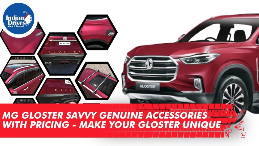 MG Gloster Savvy Genuine Accessories With Pricing – Make Your Gloster Unique