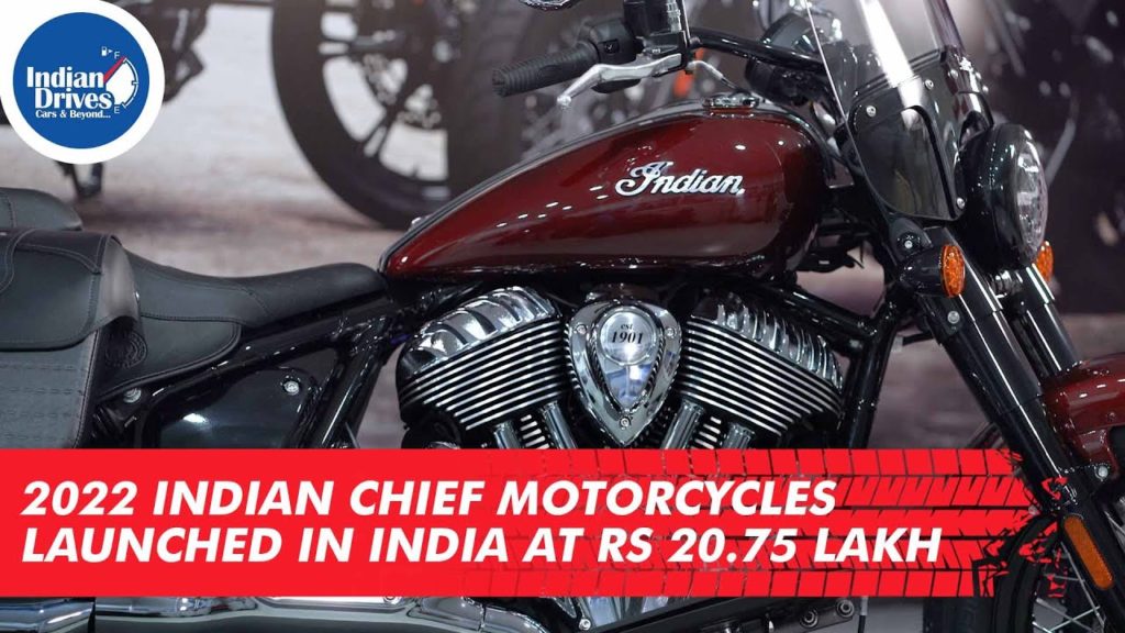 2022 Indian Chief Motorcycles Launched In India At Rs 20.75 Lakh