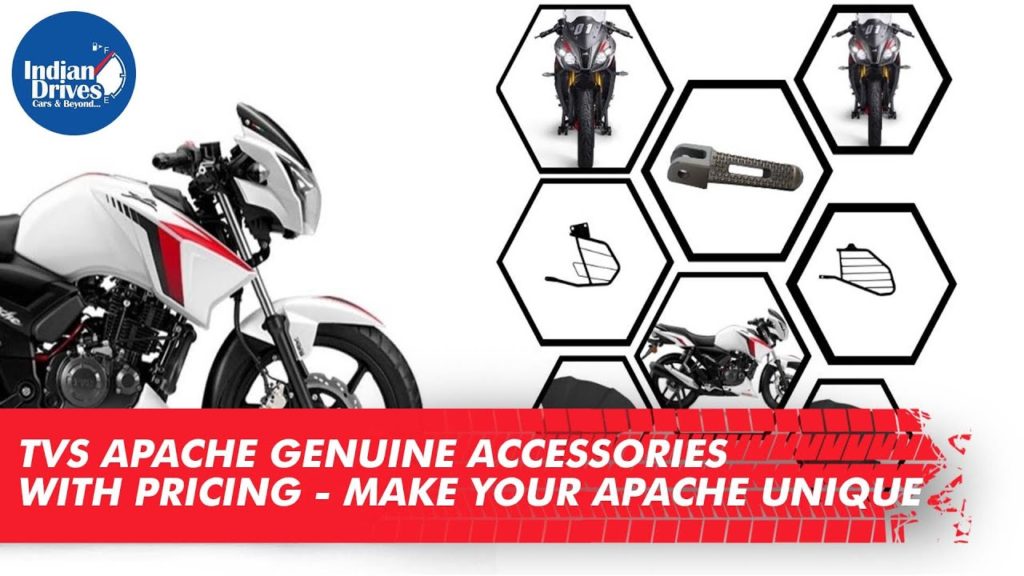 TVS Apache Genuine Accessories With Pricing – Make Your Apache Unique