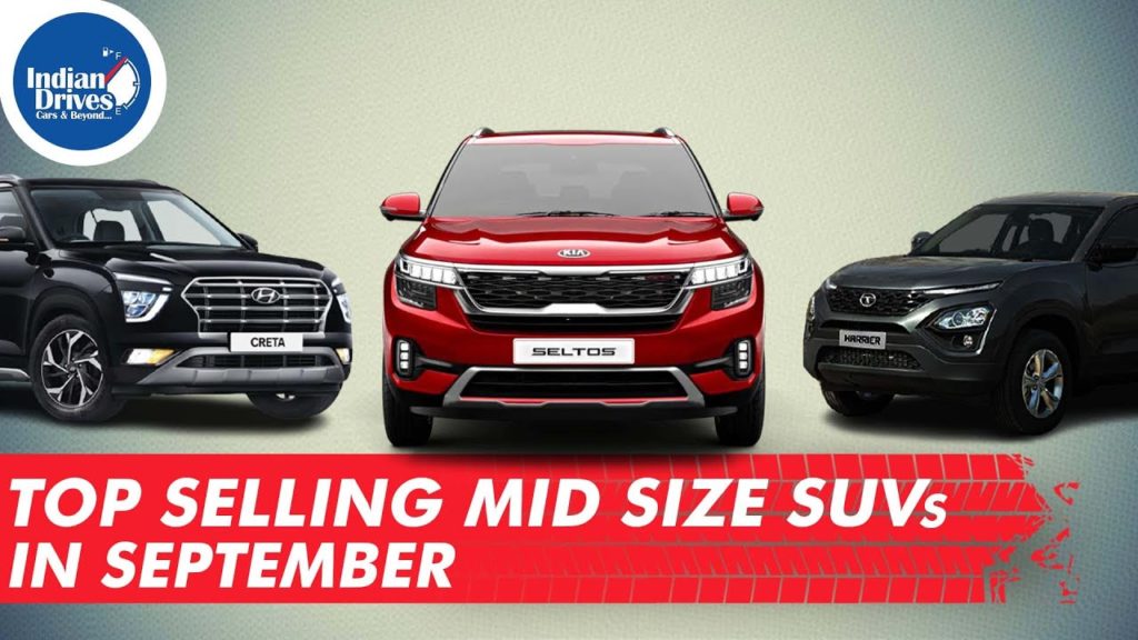 Top Selling Mid-Size SUVs In The Month Of September 2021 In India