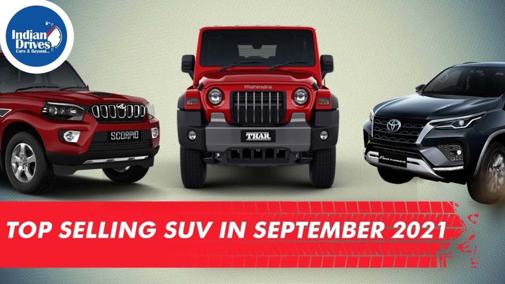 Top Selling SUV In India For The Month Of September 2021