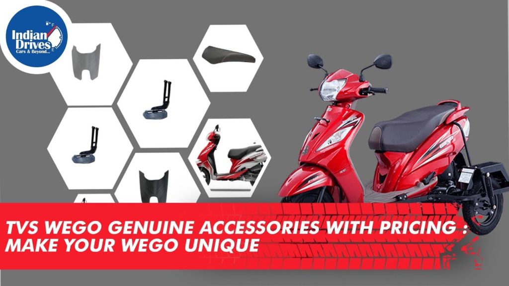 TVS Wego Accessories With Pricing – Make Your Wego Unique