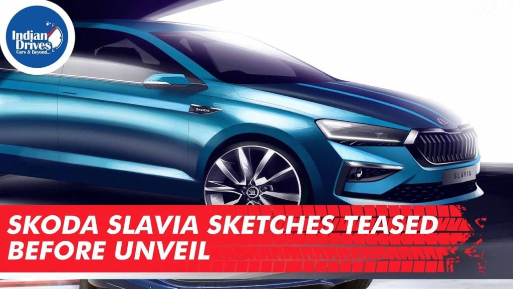 Skoda Slavia Sketches Teased Before Unveil