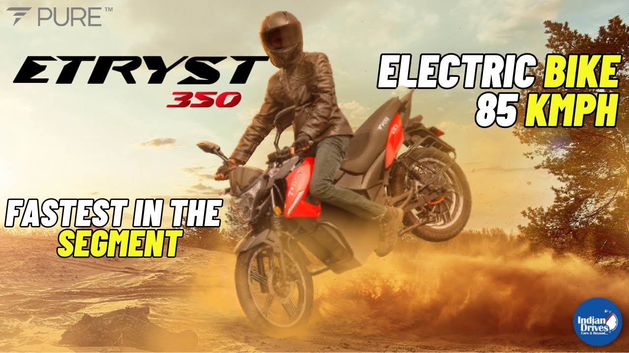 Pure EV eTryst 350 Electric Bike Walkaround, Features & Review